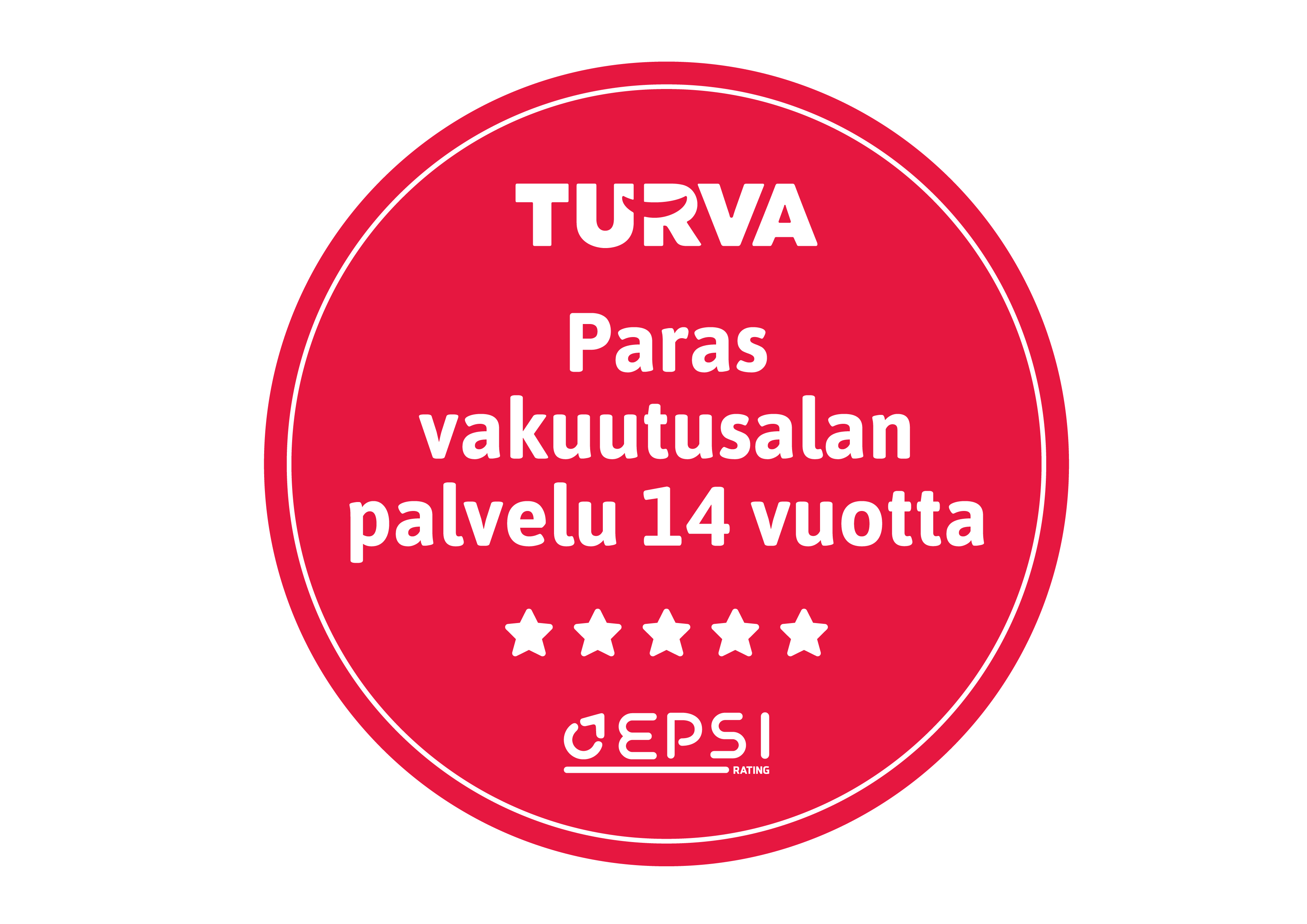 14 vuotta vakuutusalan parasta palvelua - EPSI Rating 2025